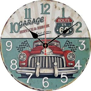 clock vintage route 66