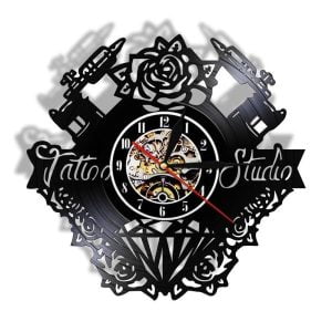 clock vintage tattoo