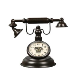 vintage telephone clock