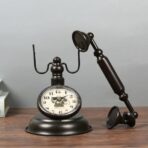 vintage telephone clock