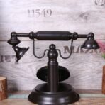 vintage telephone clock