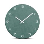 green vintage clock