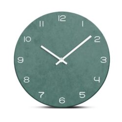 green vintage clock