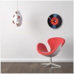 vinyl record clock