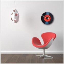 vinyl record clock