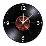 vintage vinyl clock