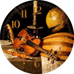 violin clock