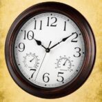vintage zinc clock