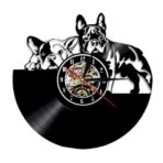 french bulldog clock