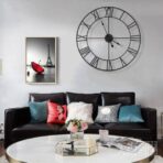 industrial metal clock