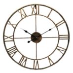 industrial metal clock
