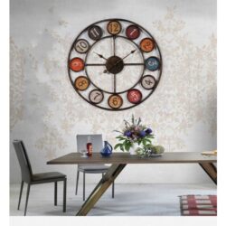 metal clock 60 cm