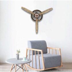 airplane propeller wall clock