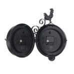 double sided outdoor station clock