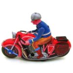 toy old motorcycle in tin