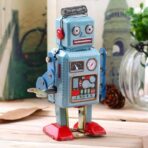 vintage robot toy