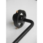 suspension metal black and glass