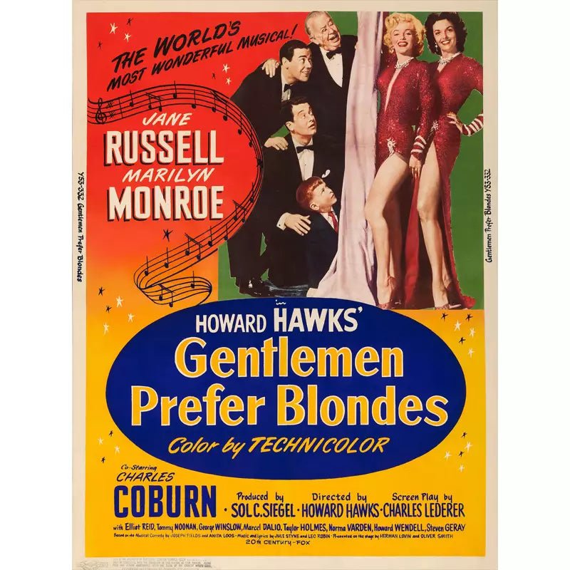 men prefer blondes poster men prefer blondes poster