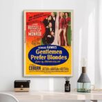 men prefer blondes poster