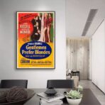 men prefer blondes poster