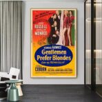 men prefer blondes poster
