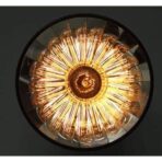 3 lamp industrial chandelier