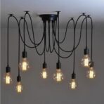 industrial spider chandelier