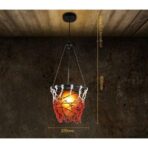 basketball chandelier