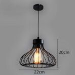 industrial cage chandelier