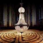 vintage crystal chandelier