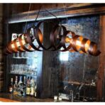modern industrial chandelier