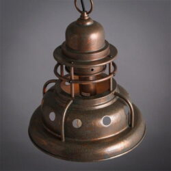 industrial bell chandelier