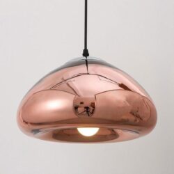 blown glass chandelier