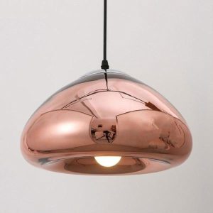 blown glass chandelier