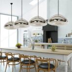 blown glass chandelier