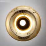 blown glass chandelier