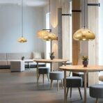 blown glass chandelier