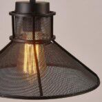 black industrial chandelier