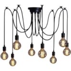 industrial spider chandelier