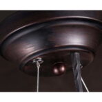 modern industrial chandelier