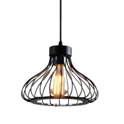 industrial cage chandelier