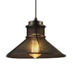 black industrial chandelier