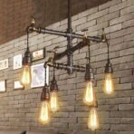 industrial chandelier pipe