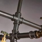 industrial chandelier pipe