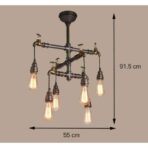 industrial chandelier pipe