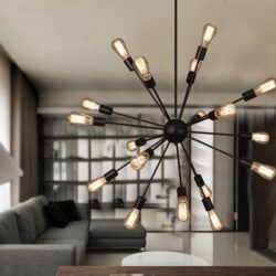 chandelier sputnik vintage