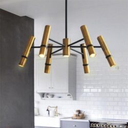 chandelier tube metal