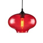 colored glass chandelier