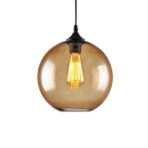 colored glass chandelier