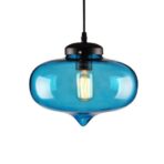 colored glass chandelier